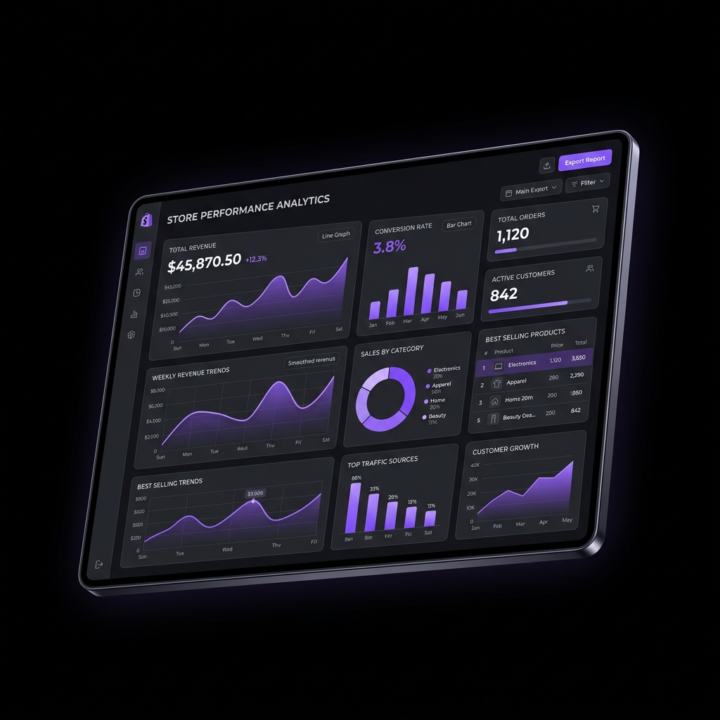QueueLess Store Admin Console Dashboard
